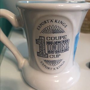 Vintage moustache mug